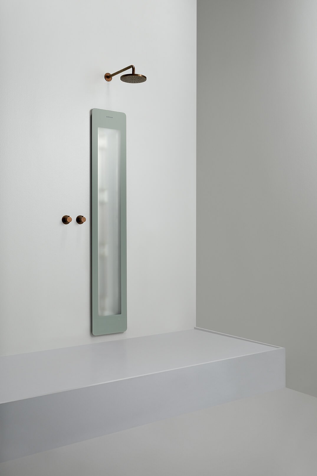 Sunshower One L Organic Grey inbouw/opbouw (infrarood)