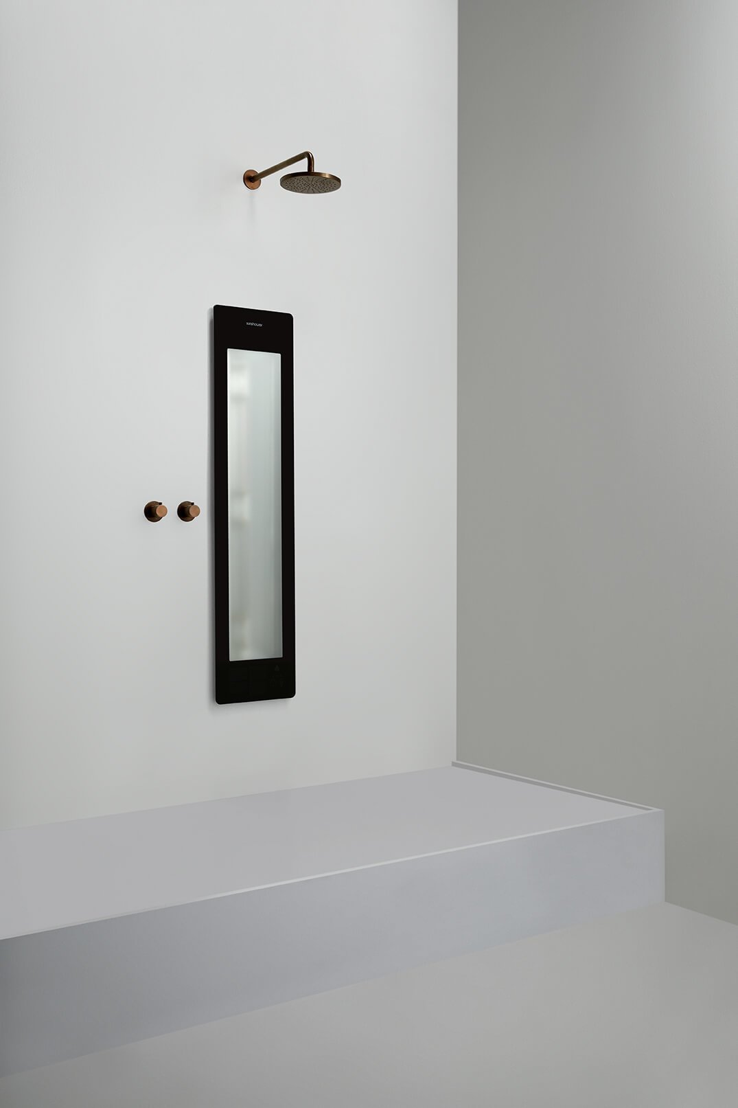 Sunshower One M Black inbouw/opbouw (infrarood)