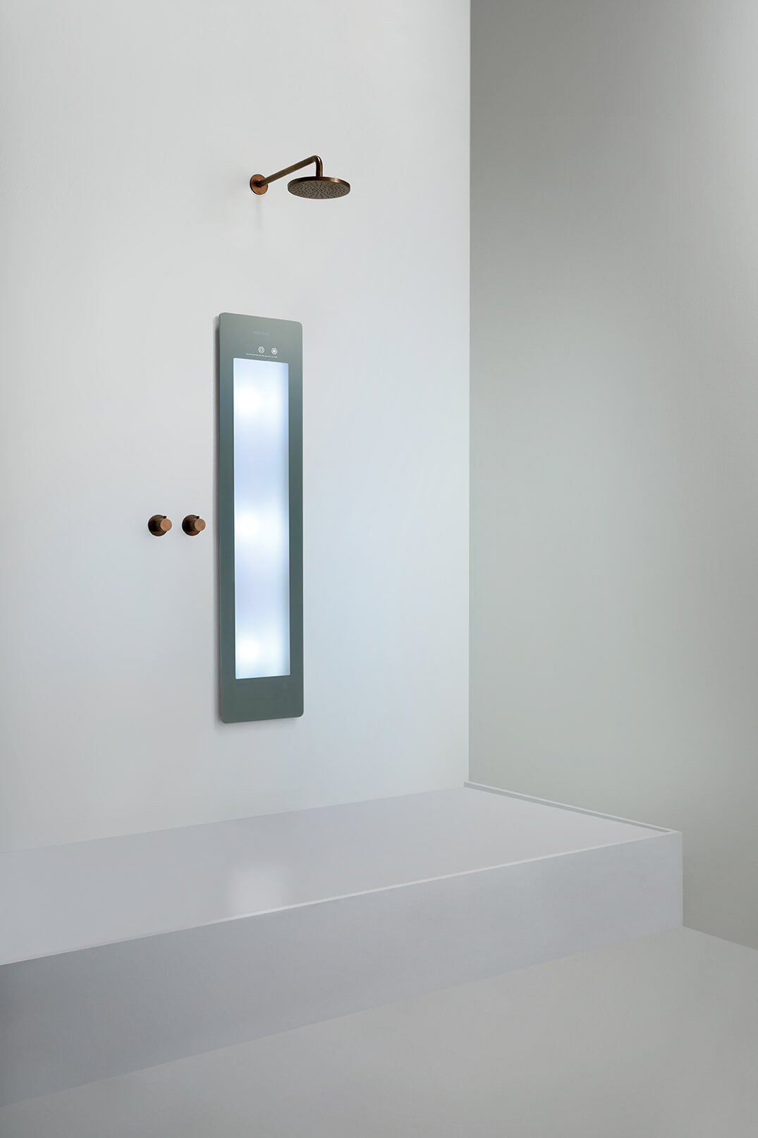 Sunshower Plus M Organic Grey inbouw/opbouw (infrarood/UV-licht)