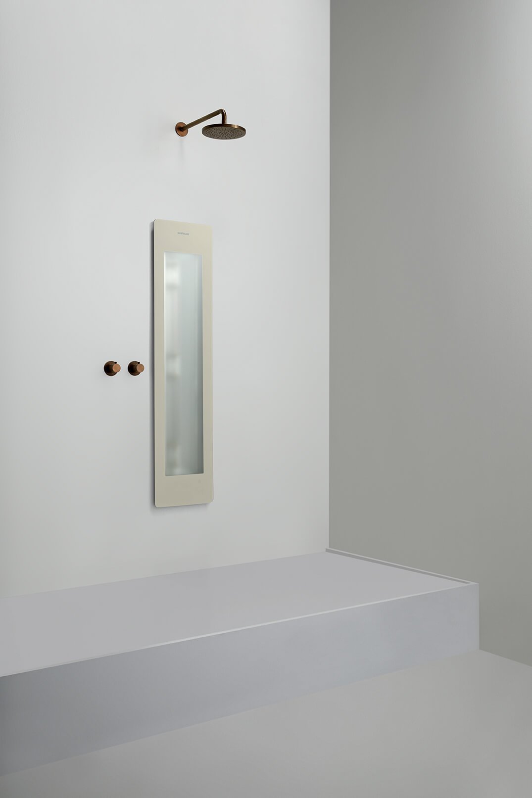 Sunshower Plus M Sand White inbouw/opbouw (infrarood/UV-licht)