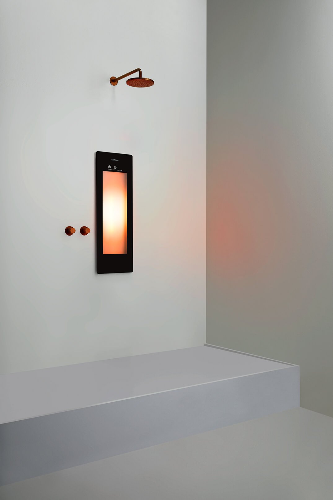 Sunshower One S Black inbouw/opbouw (infrarood)