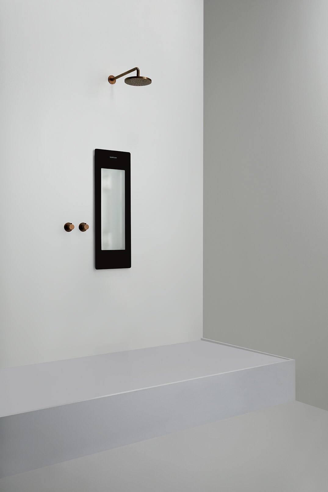 Sunshower Plus S Black inbouw/opbouw (infrarood/UV-licht)