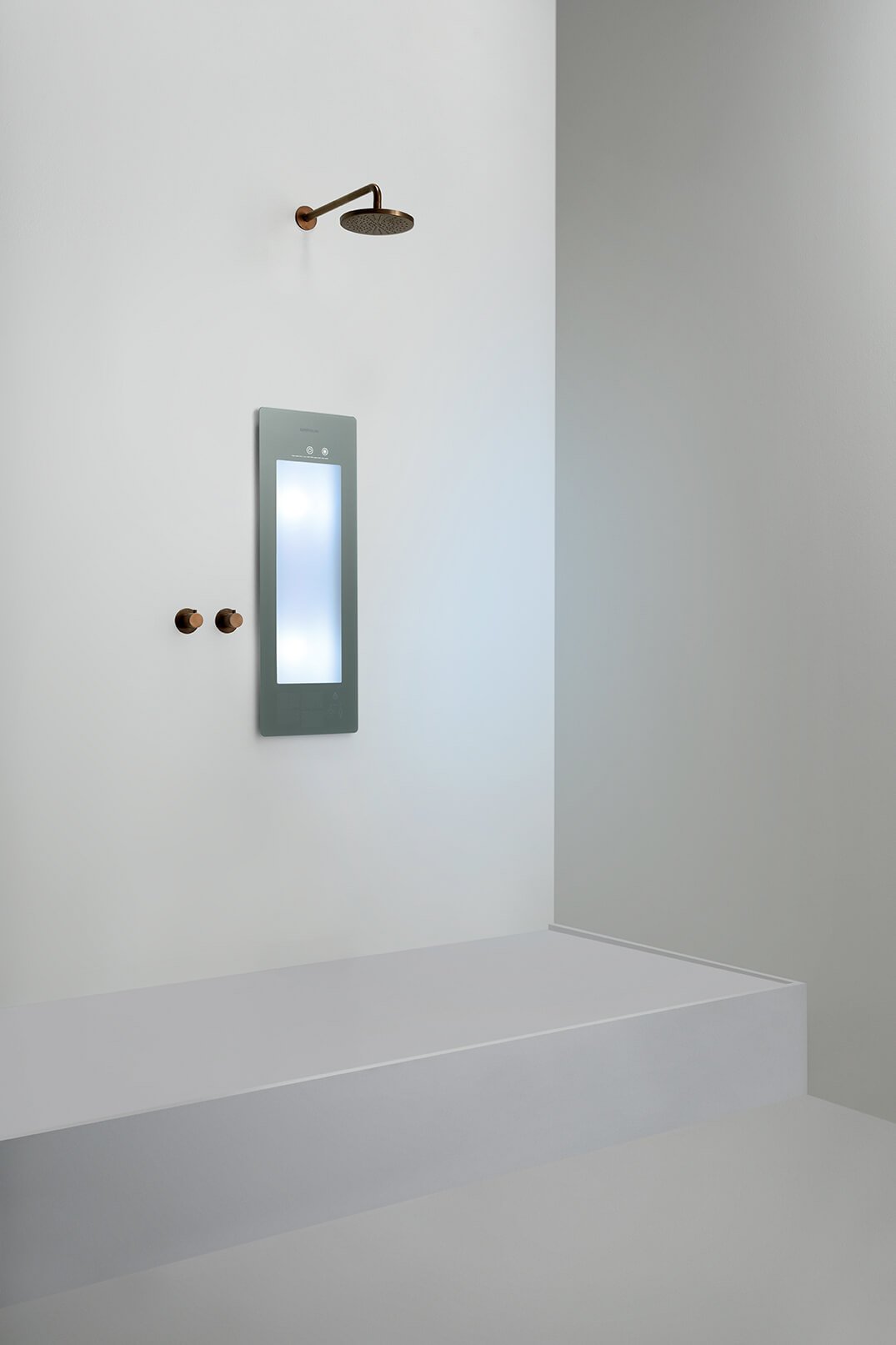 Sunshower Plus S Organic Grey inbouw/opbouw (infrarood/UV-licht)