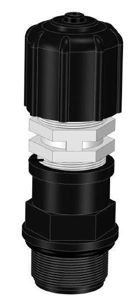 Injectieventiel 1/2" voor doseerslangen