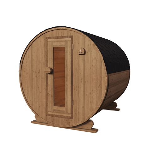 Vuren thermowood barrel sauna 240 cm