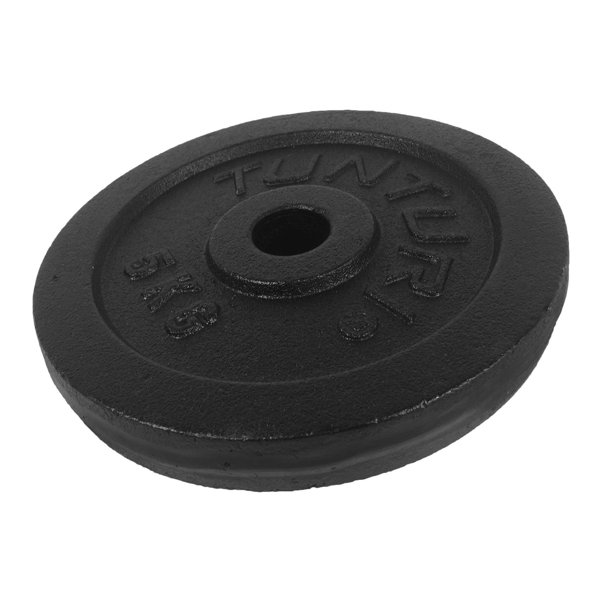 Tunturi gietijzeren halterschijf 30 mm - 5 kg (1 stuk)