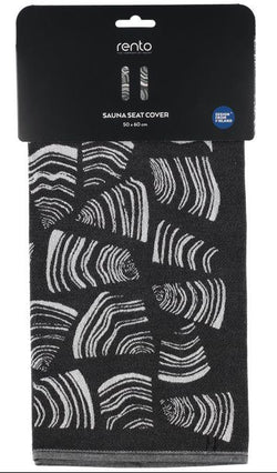 Rento Pino sauna seat cover 50 x 60 cm - zwart