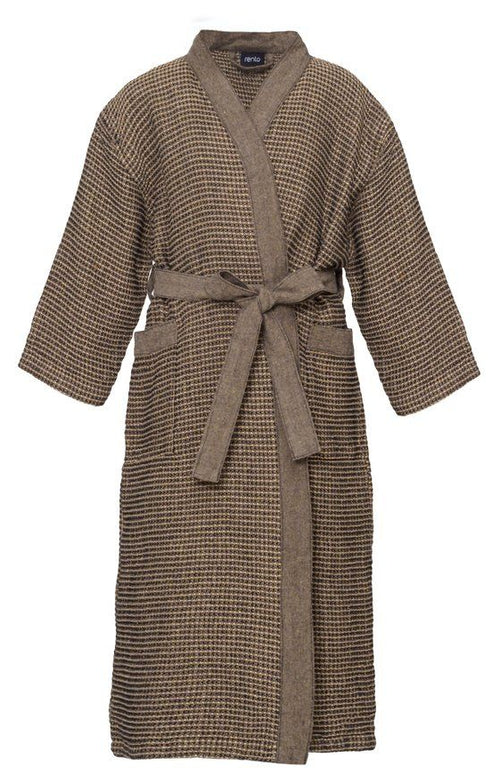 Rento Kenno kinderen sauna badjas bruin - S/M