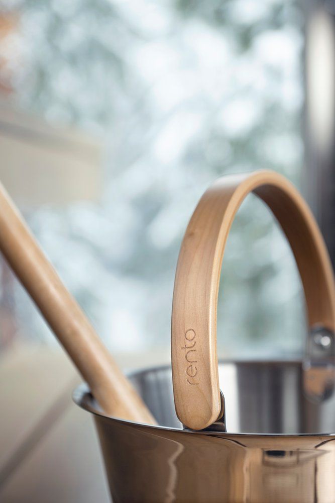 Rento x Harri Koskinen RVS sauna emmer (5 liter)