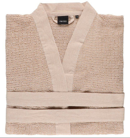 Rento Kenno unisex sauna badjas beige - L/XL