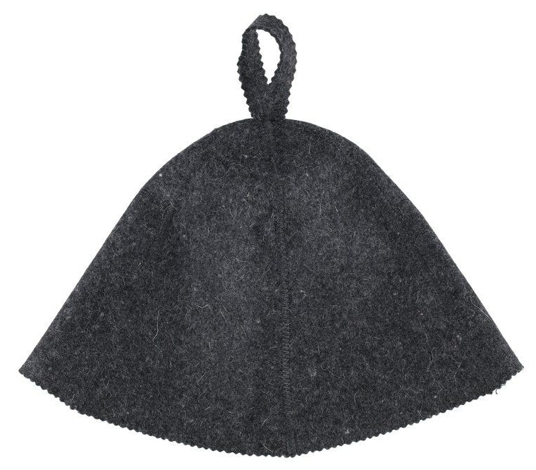 4Living vilt sauna muts - Zwart