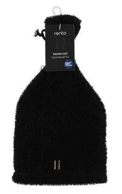 Rento Terry linnen sauna muts - zwart