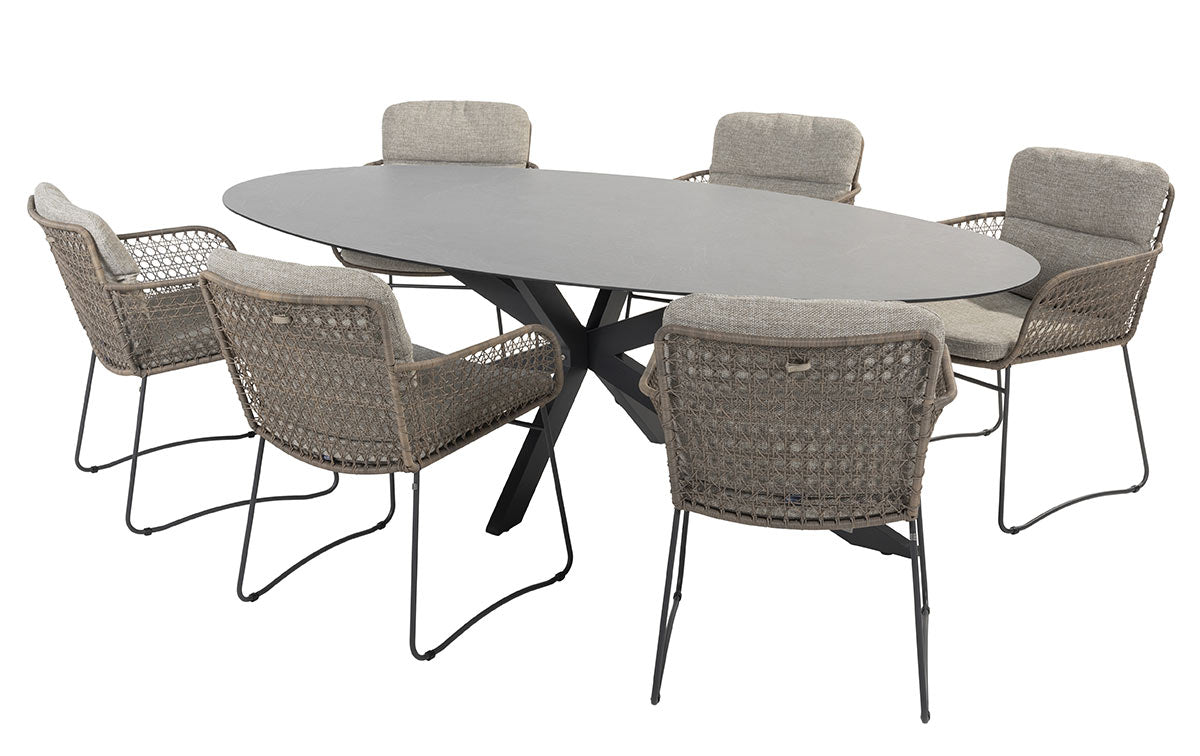 4 Seasons outdoor aprilla dining pure + privada tafel - demo