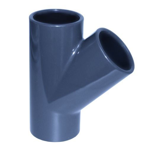 PVC T-stuk 45 graden 50 mm