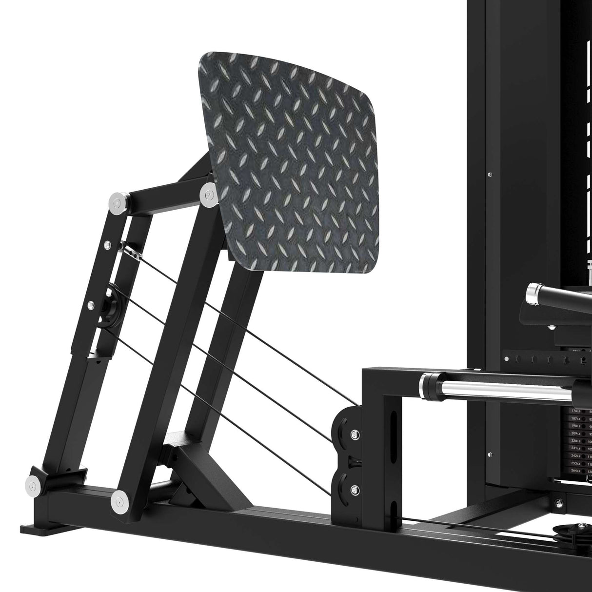 Tunturi Platinum Seated Leg Press Krachtstation Selectorized V-Series