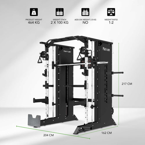 Tunturi Platinum Full Smith/Functional trainer Selectorized V-series