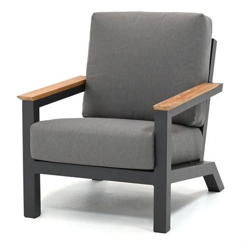 4 Seasons outdoor Capitol loungestoel Antraciet - demo
