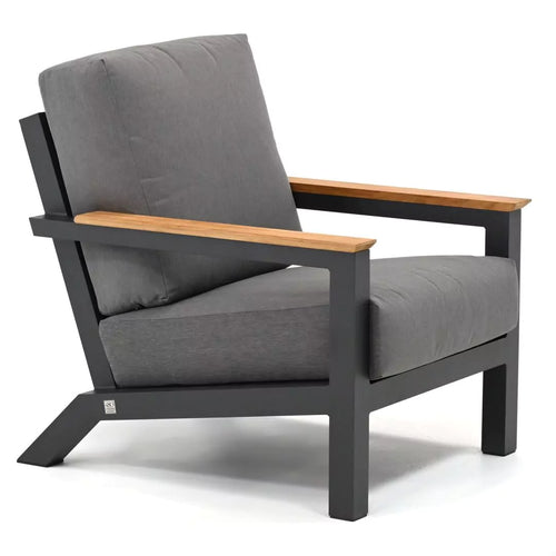 4 Seasons outdoor Capitol loungestoel Antraciet - demo