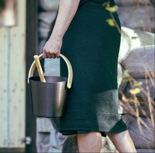 Rento Kenno heren saunakilt 70 x 145 cm - donkergroen