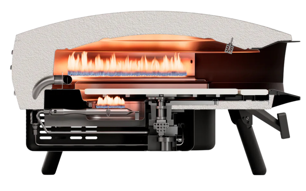 Witt Etna Rotante Control 16 inch pizzaoven - mat groen