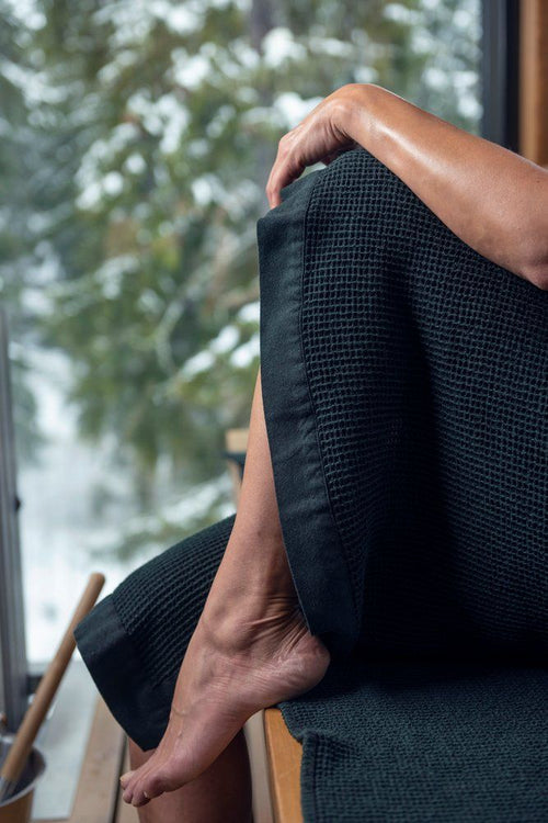 Rento Kenno sauna seat cover 50 x 60 cm - donkergroen