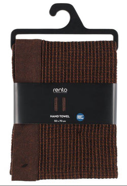 Rento Kenno sauna handdoek 50 x 70 cm - donkerbruin