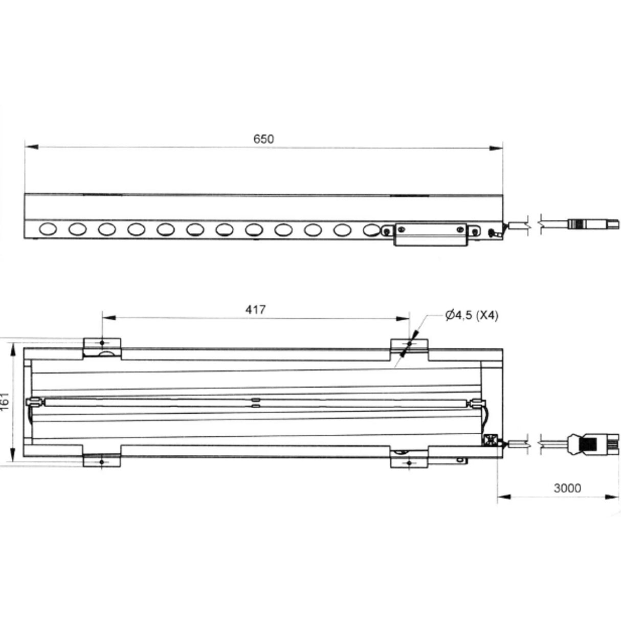 Dr. Fischer Infraroodstraler 350W met Robax filterglas