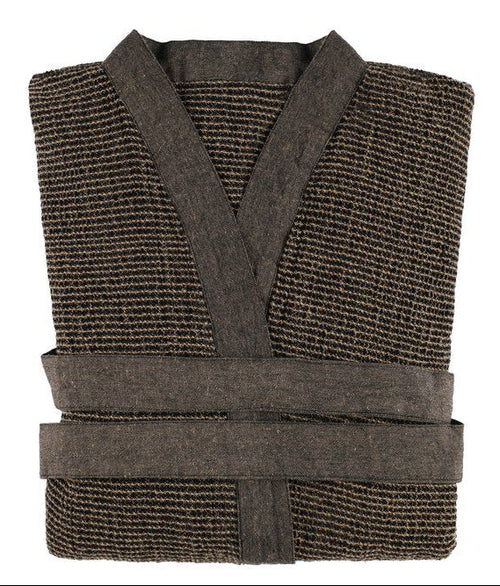 Rento Kenno unisex sauna badjas bruin - S/M