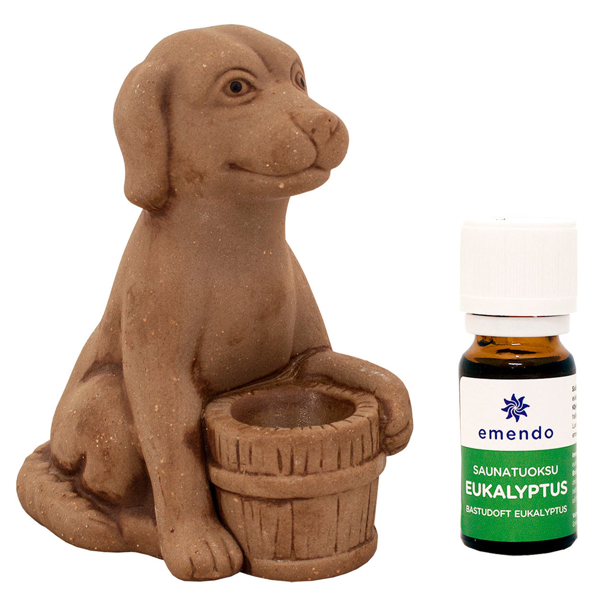 Emendo sauna hond + Eucalyptus saunageur 10 ml