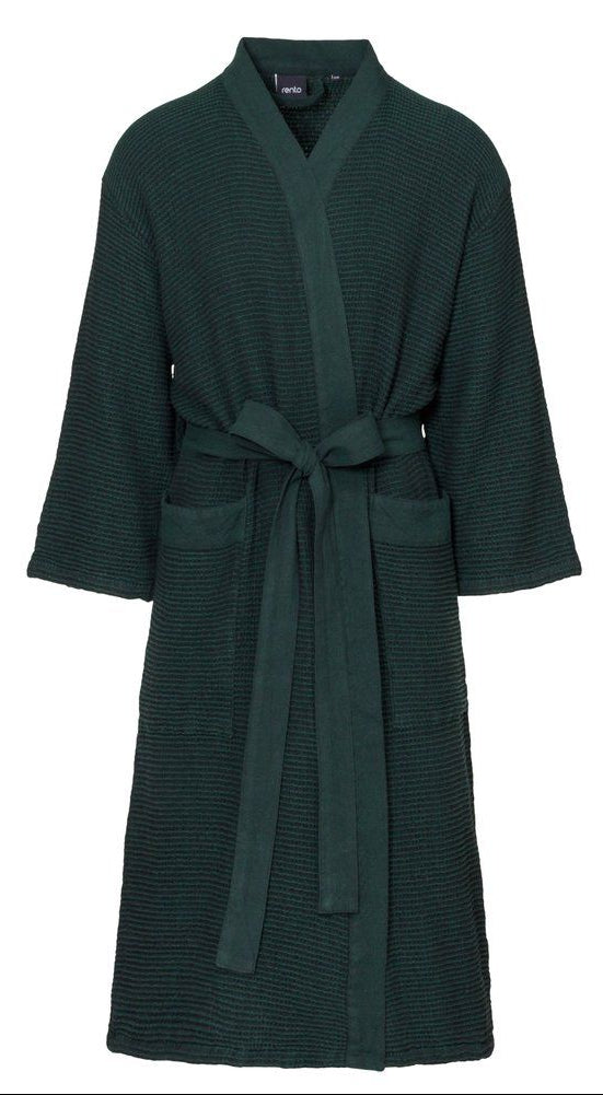 Rento Kenno unisex sauna badjas donkergroen - S/M