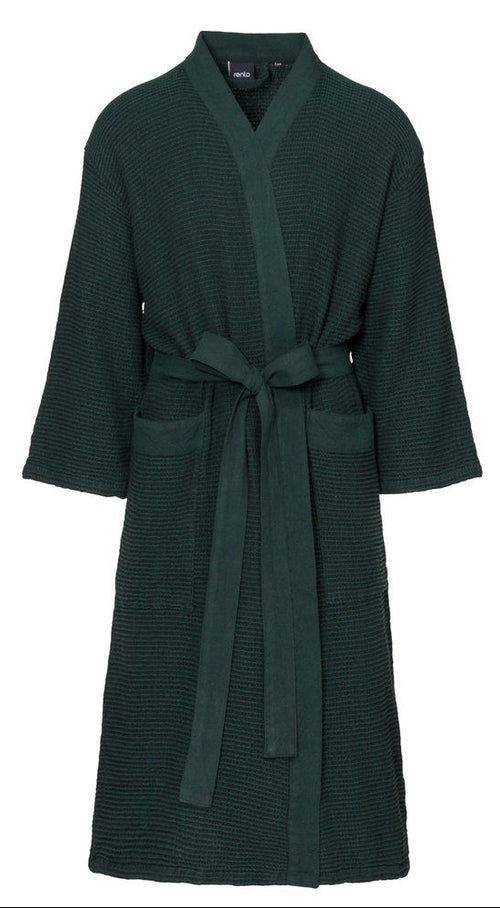 Rento Kenno unisex sauna badjas donkergroen - S/M