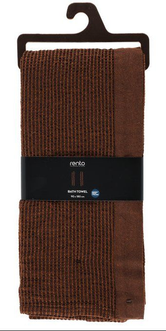 Rento Kenno sauna handdoek 90 x 180 cm - donkerbruin