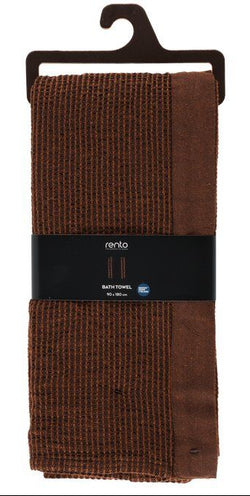Rento Kenno sauna handdoek 90 x 180 cm - donkerbruin