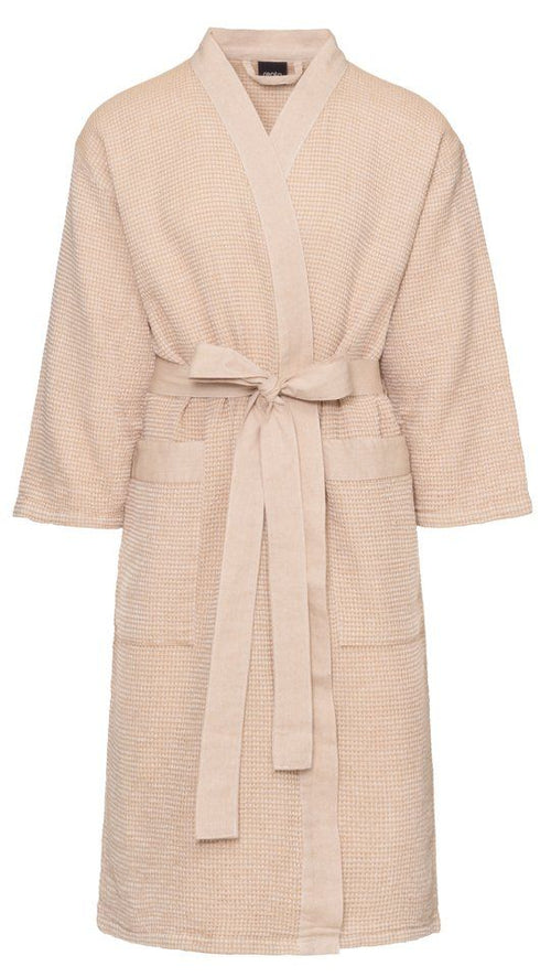 Rento Kenno unisex sauna badjas beige - L/XL