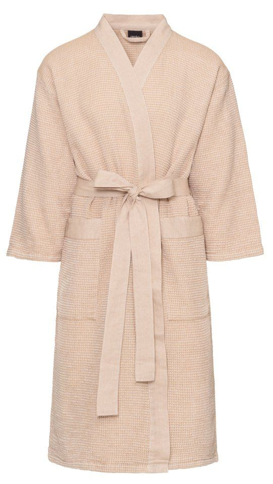 Rento Kenno unisex sauna badjas beige - L/XL