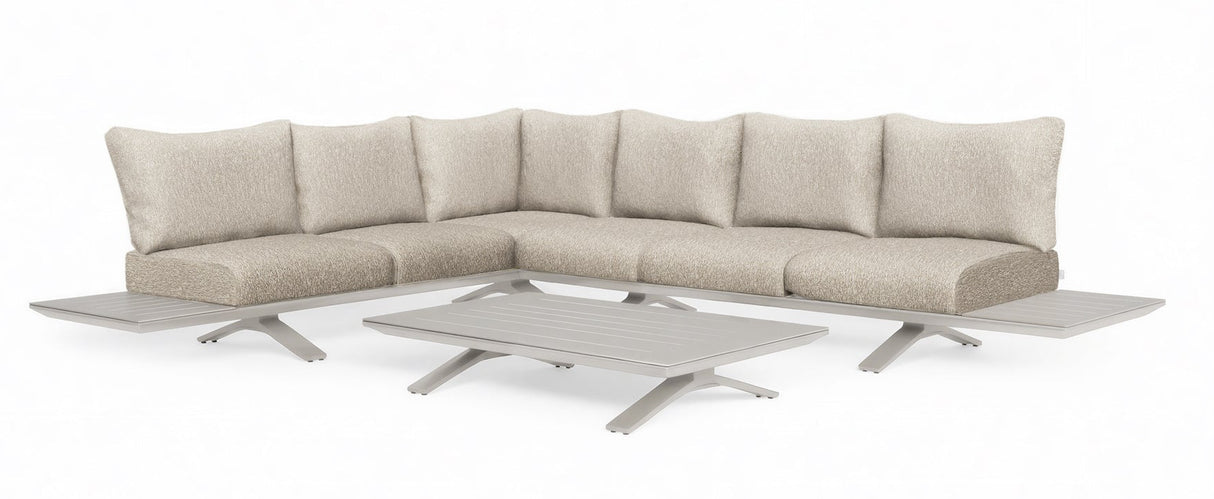 SUNS Stockholm lounge set 3-delig - Pebble desert bouclé