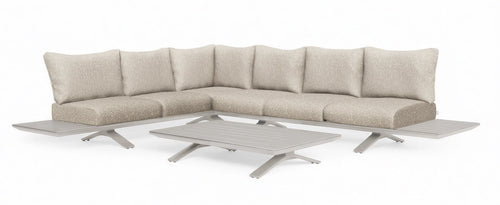 SUNS Stockholm lounge set 3-delig - Pebble desert bouclé