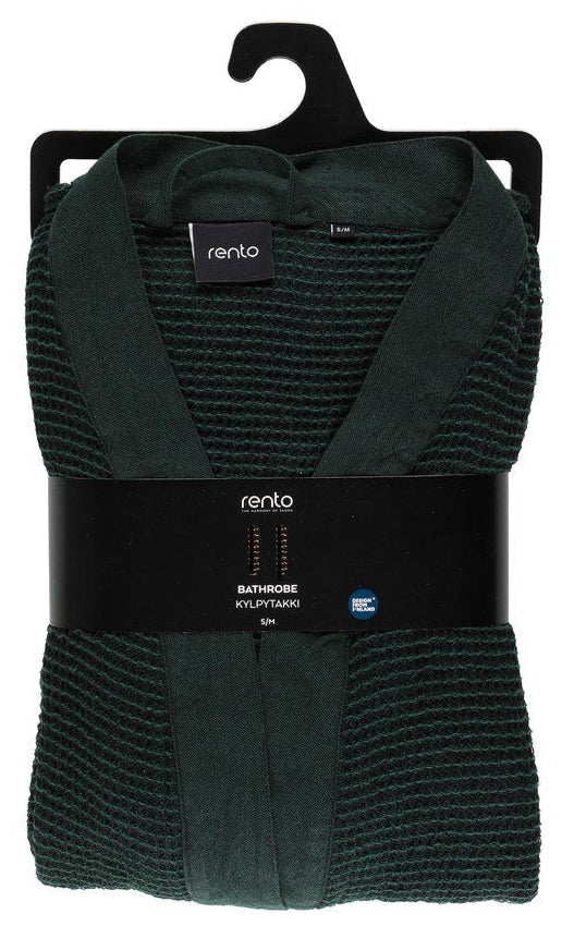Rento Kenno unisex sauna badjas donkergroen - S/M