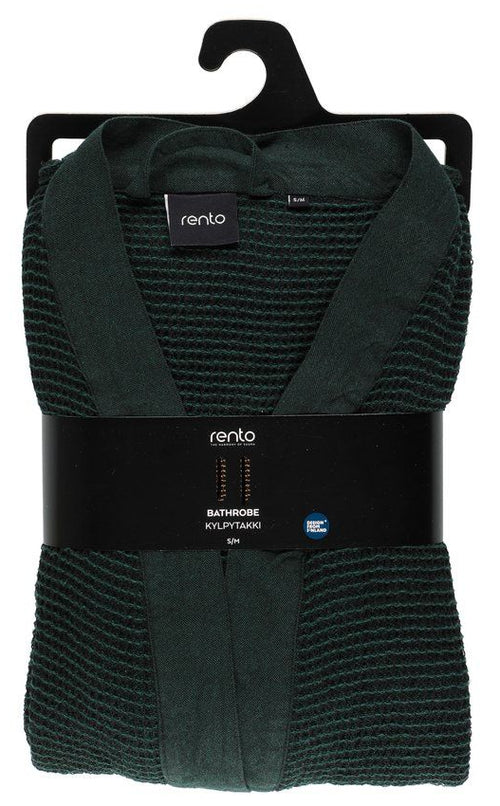 Rento Kenno unisex sauna badjas donkergroen - S/M