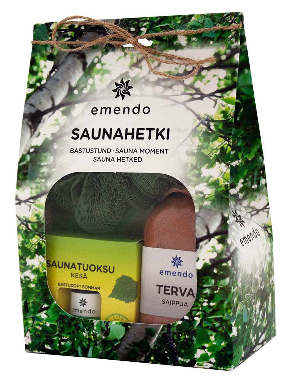 Emendo sauna moment geschenkset - Berken