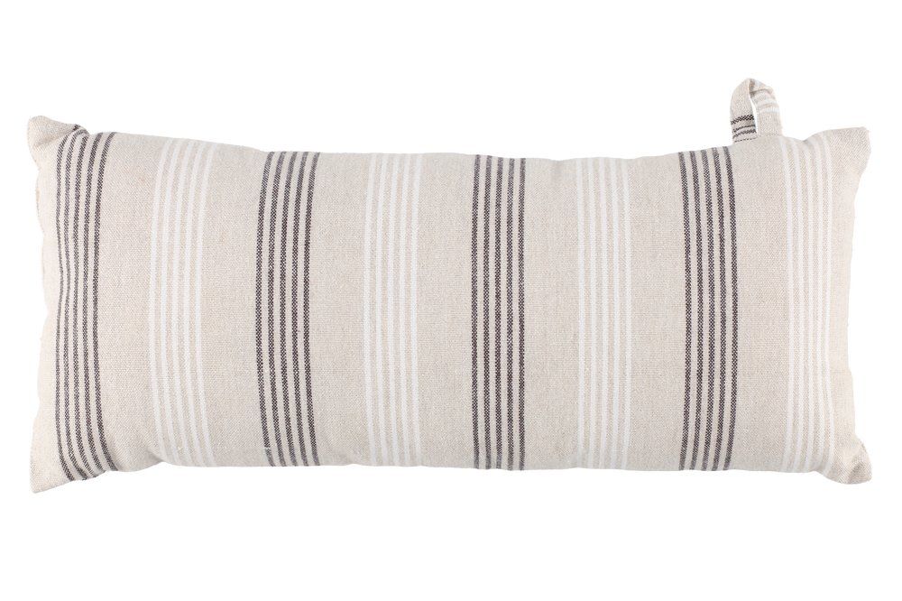 4Living sauna kussen 50 x 22 cm - Bruin/Wit