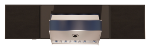 Roostr Rubix opstelling met gasbarbecue en koelkast - charcoal black