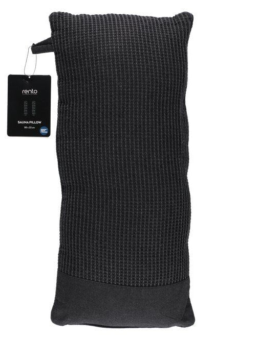 Rento Kenno sauna kussen 50 x 22 cm - zwart/grijs