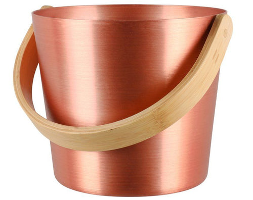 Rento aluminium sauna emmer (5 liter) met handvat - Koper