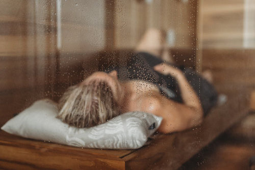 Rento Pino sauna kussen 50 x 22 cm - grijs