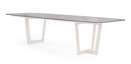 SUNS Palermo tafel 280 x 116 cm - Neolith black blad / Camel sand frame