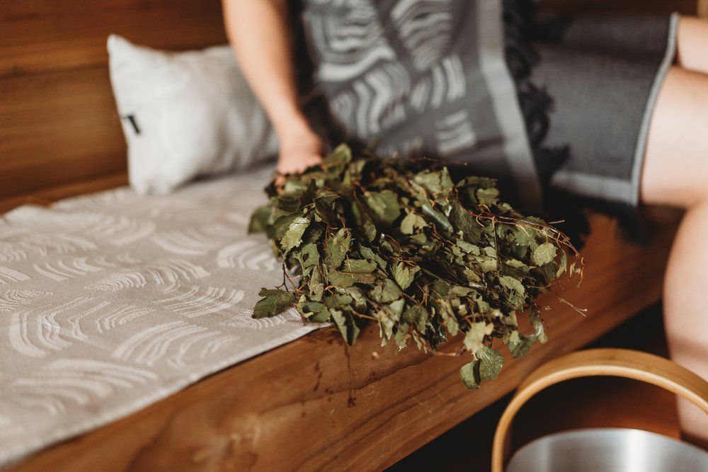 Rento Pino sauna seat cover 150 x 50 cm - grijs