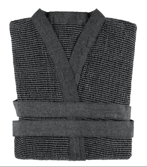 Rento Kenno unisex sauna badjas donkergrijs - S/M