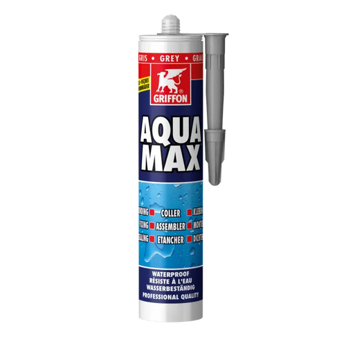 Griffon Aqua Max montagelijm en afdichtingskit - grijs