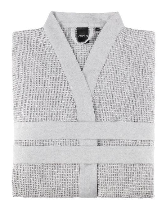 Rento Kenno unisex sauna badjas lichtgrijs - S/M